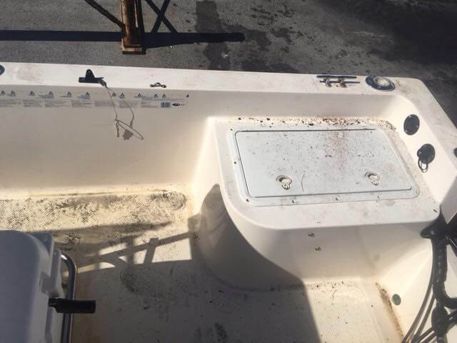 Before boat wash wax wetsand buff richey dirty tarpon holiday team detailing