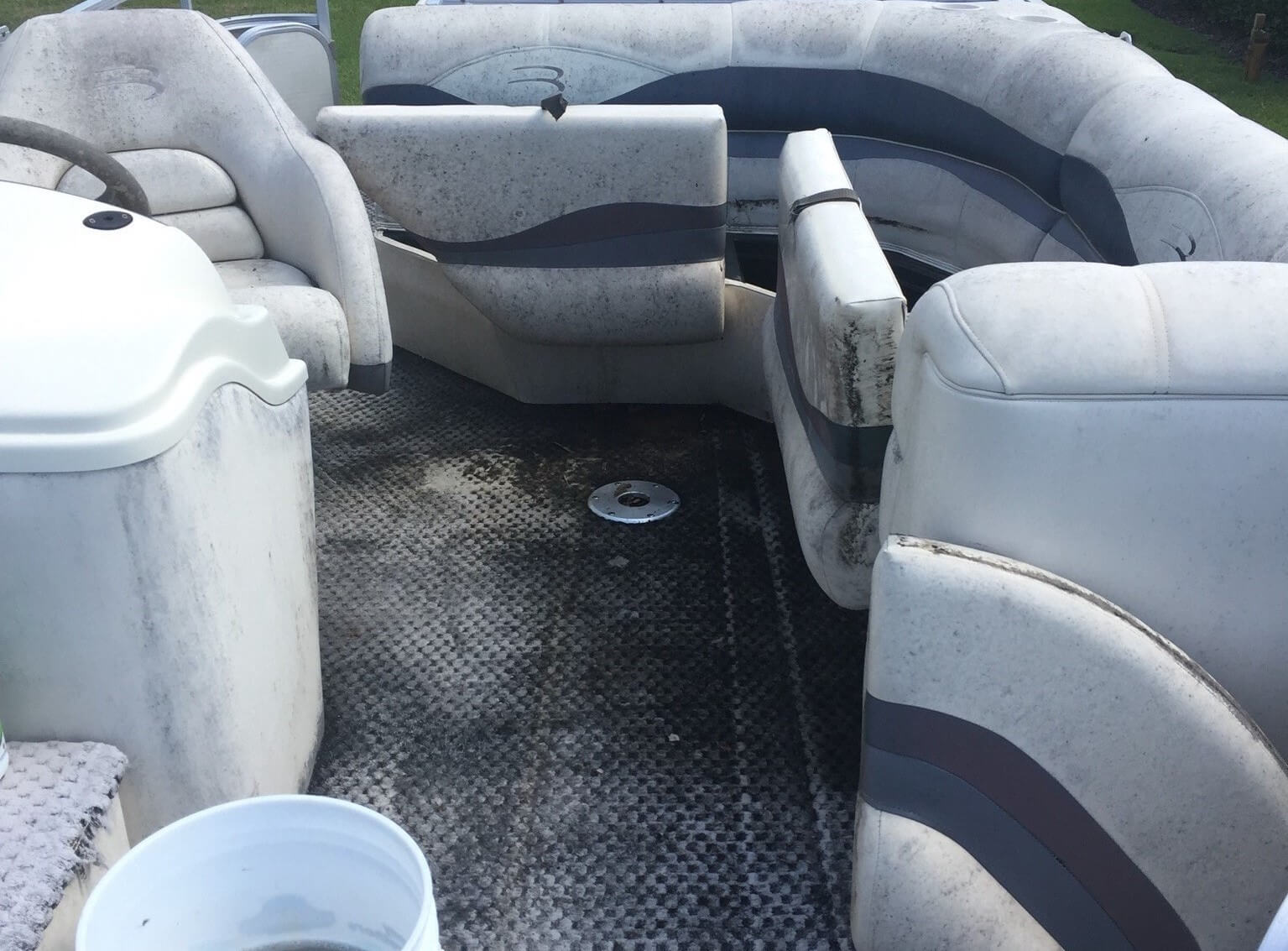 boat wash wax wetsand buff richey dirty tarpon holiday team detailing
